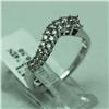 Image 1 : Natural 0.5 ctw Diamond Ring in 14K White Gold - MSRP $1824