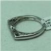 Image 3 : Natural 0.15 ctw Diamond Ring in 14K White Gold - MSRP $672