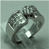 Image 1 : Natural 1.8 ctw Diamond Ring in 14K White Gold - MSRP $6992