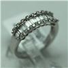 Image 1 : Natural 1.01 ctw Diamond Ring in 14K White Gold - MSRP $3760