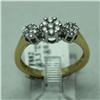 Image 1 : Natural 0.5 ctw Diamond Ring in 14K 2Tone Gold - MSRP $2190