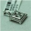 Image 1 : Natural 1 ctw Diamond Pendant in 14K White Gold - MSRP $4756