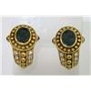 Image 1 : Judith Ripka18K Gold Diamond Colored Stone Earrings