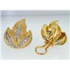 Image 2 : Buccellati 18K 2-toned Gold Diamond Earrings