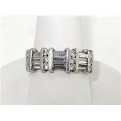 Platinum Lady's Diamond Ring With Certificate