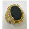 Image 2 : Judith Ripka18K Yellow Gold Colored Stone Intaglio Ring