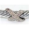 Image 3 : David Yurman Silver Diamond Bangle