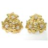 Image 1 : 18K Yellow Gold Diamond Earrings