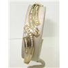 Image 3 : 14K Yellow Gold Diamond Bangle