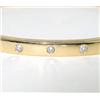 Image 2 : 14K Yellow Gold Diamond Bangle