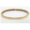 Image 4 : 14K Yellow Gold Diamond Bangle