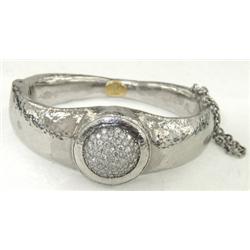 Gurhan Platinum Diamond Bangle