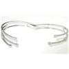 Image 3 : 18K White Gold Diamond Bangle