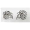 Image 2 : Platinum Diamond Earrings