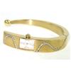 Image 4 : Milus 18K Yellow Gold Diamond Bangle Watch