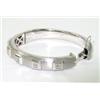 Image 3 : Salavetti 18K White Gold Diamond Bangle