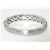 Image 4 : Salavetti 18K White Gold Diamond Bangle