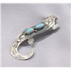 Image 2 : Native American Navajo Lizard Pin by Yazzie