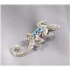Image 1 : Native American Navajo Lizard Pin by G. Perry