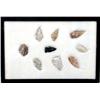 Image 1 : Collection of Native American Arrowheads