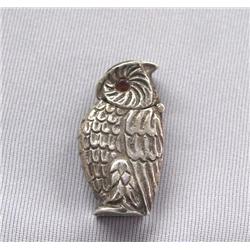 Sterling Silver Hinged Owl Box