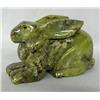 Image 1 : Serpentine Stone Jack Rabbit Carving