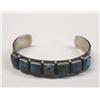 Image 1 : Native American Navajo Silver Turquoise Bracelet