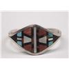 Image 1 : Vintage Native American Zuni Inlay Bracelet