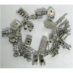 Sterling Silver Charm Bracelet