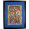 Image 1 : Mexican Framed Original Painting on Bark Paper