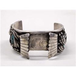 Native American Navajo Silver Watch Band