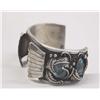 Image 3 : Native American Navajo Silver Watch Band