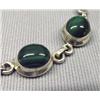 Image 2 : High Fashion Sterling Malachite Link Bracelet