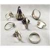 Image 2 : 8 Native American Navajo Rings