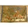 Image 1 : Antique European Tapestry Of Deer Scene