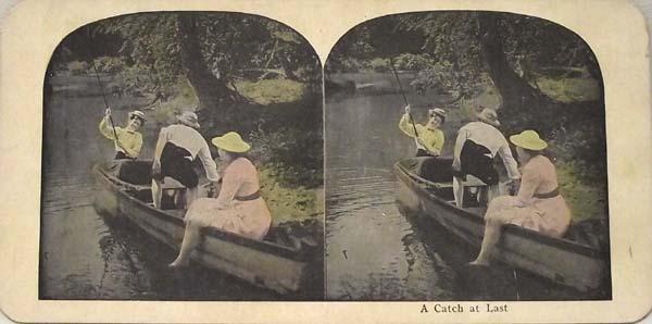 4 Vintage Stereoscope Cards