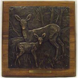 Tom Knapp Signed Bronze Plaque