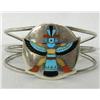 Image 2 : Native American Zuni Inlay Bracelet by H M Coonsis