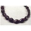 Image 2 : High Fashion Semi Precious Garnet Link Bracelet