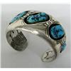 Image 1 : Native American Navajo Turquoise Bracelet by Chee