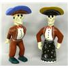 Image 1 : Pair of Wooden Day of the Dead Statues