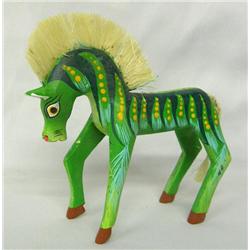 Mexican Oaxaca Alebrije Painted Wood Horse