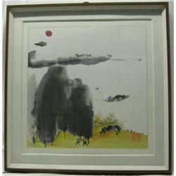 Original Framed Chinese  Painting Signed