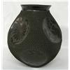 Image 1 : Mata Ortiz Black on Black Textured Indented Pot