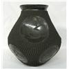 Image 2 : Mata Ortiz Black on Black Textured Indented Pot