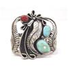 Image 1 : Native American Navajo Silver Turquoise Bracelet