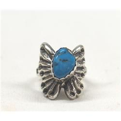 Native American Navajo Butterfly Ring by Chee