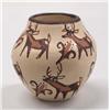 Image 1 : Native American Zuni Deer and Corn Pot by Laate