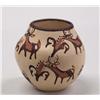 Image 2 : Native American Zuni Deer and Corn Pot by Laate