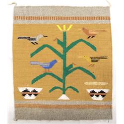 Native American Navajo Pictoral Rug